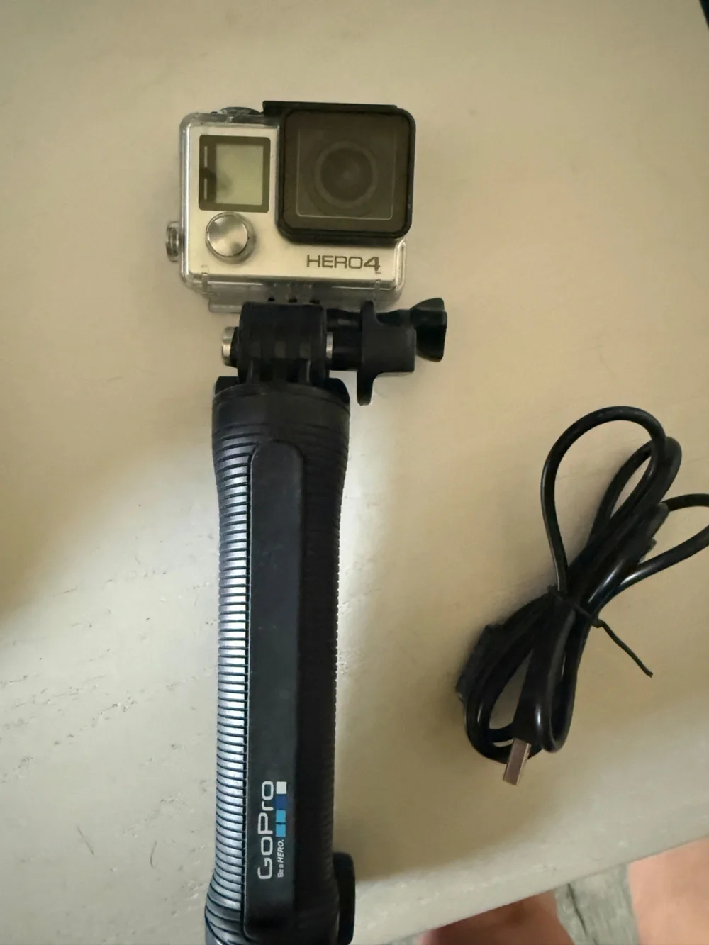 GoPro HERO4 Silver Action Camera with Black Mount